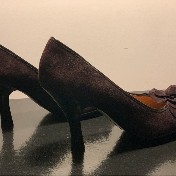 Sofft Brand purple suede pumps size 8 - Picture 5 of 8